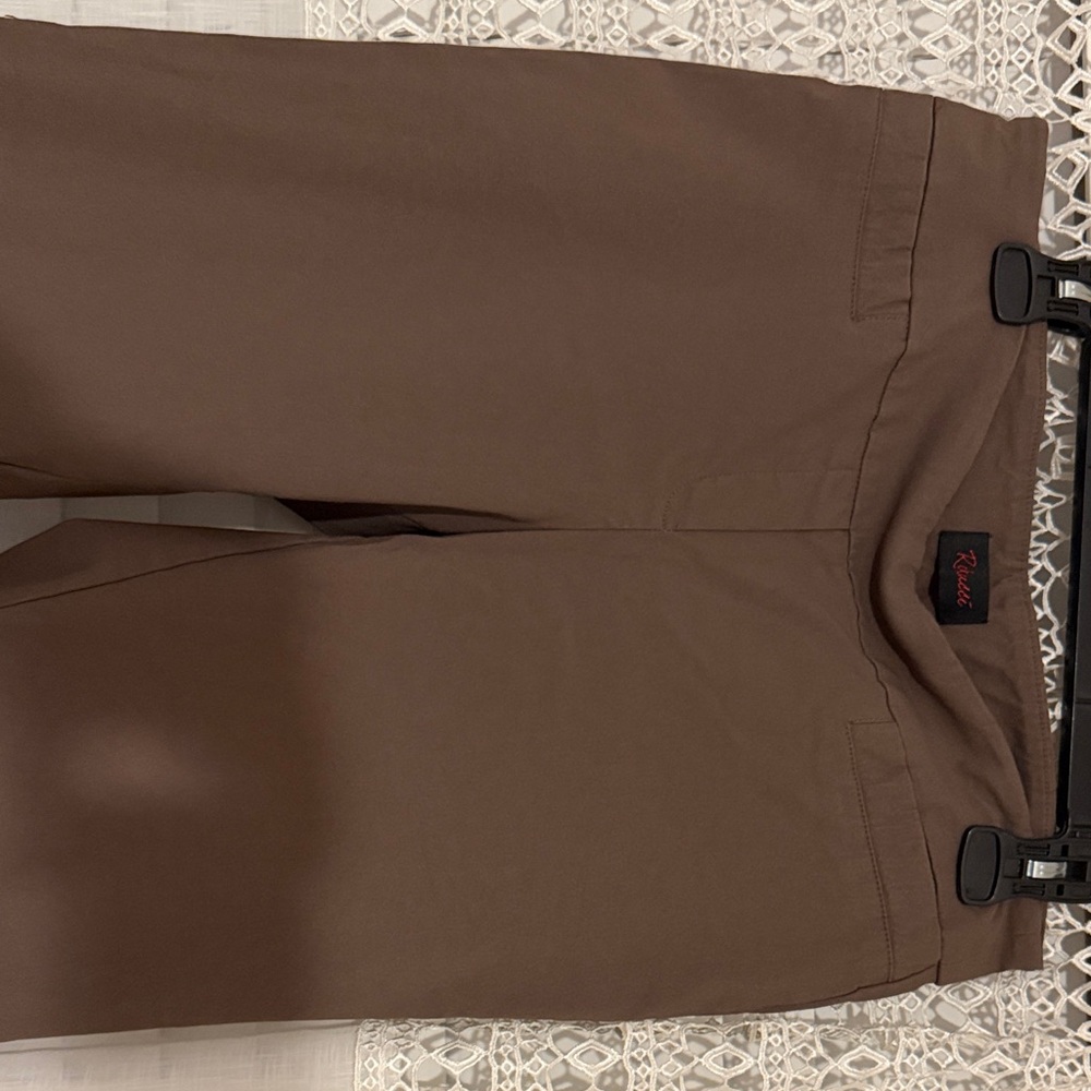 Elegant Brown Flare Women's Pants - Picture 3 of 3